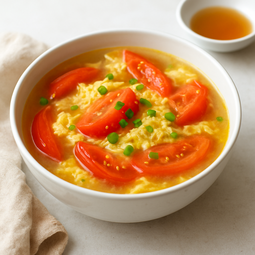 Vietnamese Tomato and Egg Soup (Canh Cà Chua Trứng)
