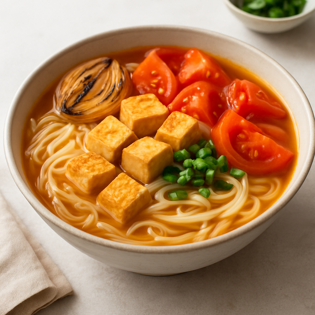 Vietnamese Tofu and Tomato Phở