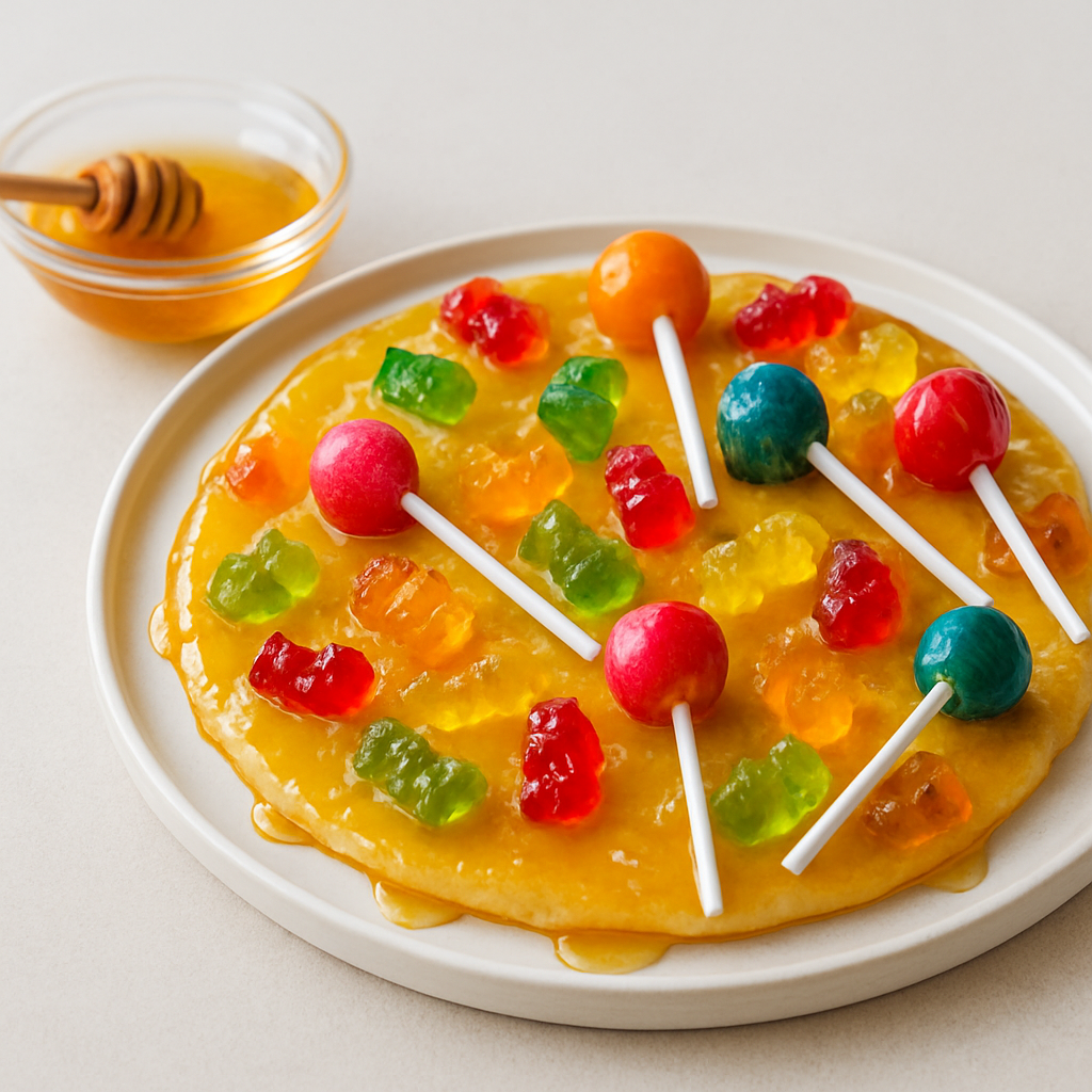 Greek-Inspired Candy Dessert Platter with Honey Drizzle