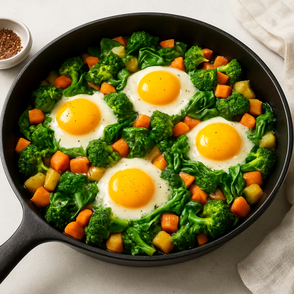 Italian Vegetable and Egg Skillet