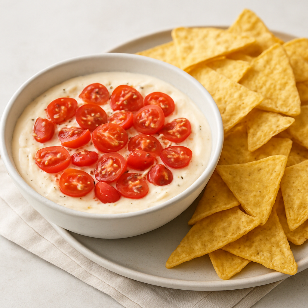 Creamy Tomato Tortilla Chip Dip