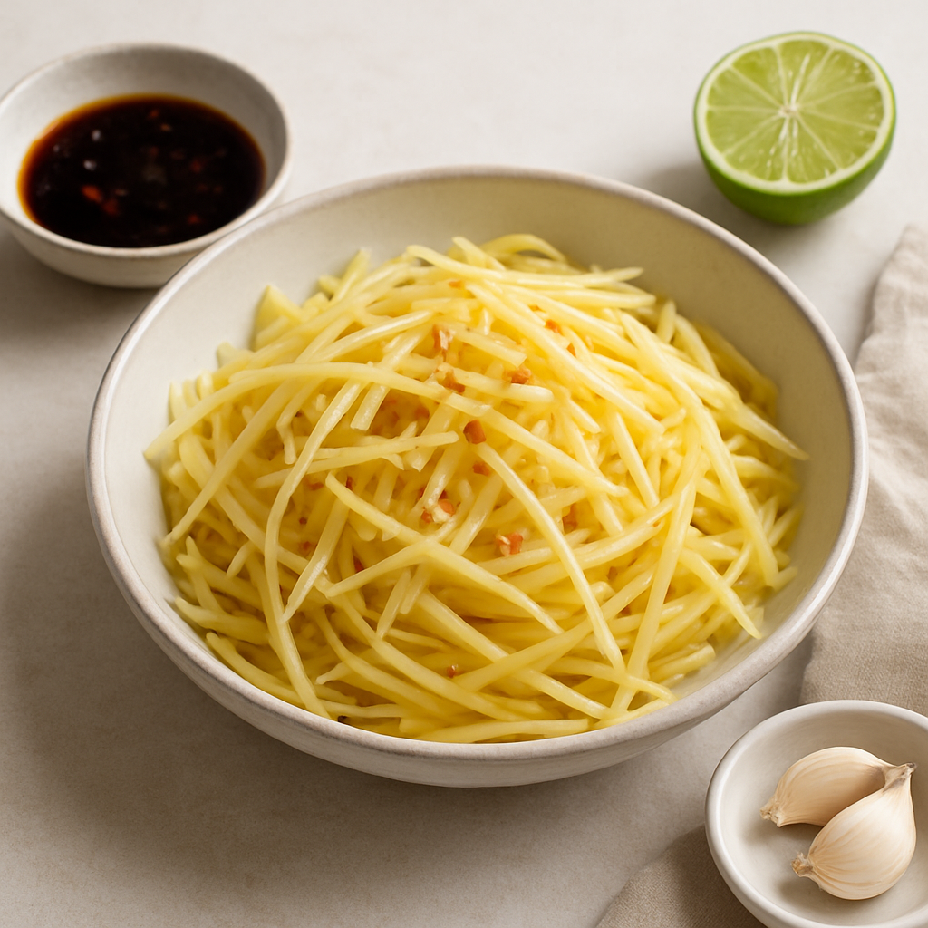 Simple Soy Sauce Young Papaya Salad