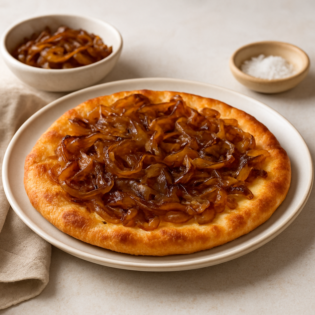 Crispy Caramelized Onion Flatbread
