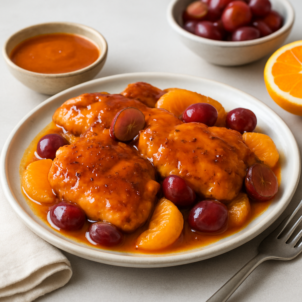Sweet and Tangy Grape-Orange Chicken Sauce