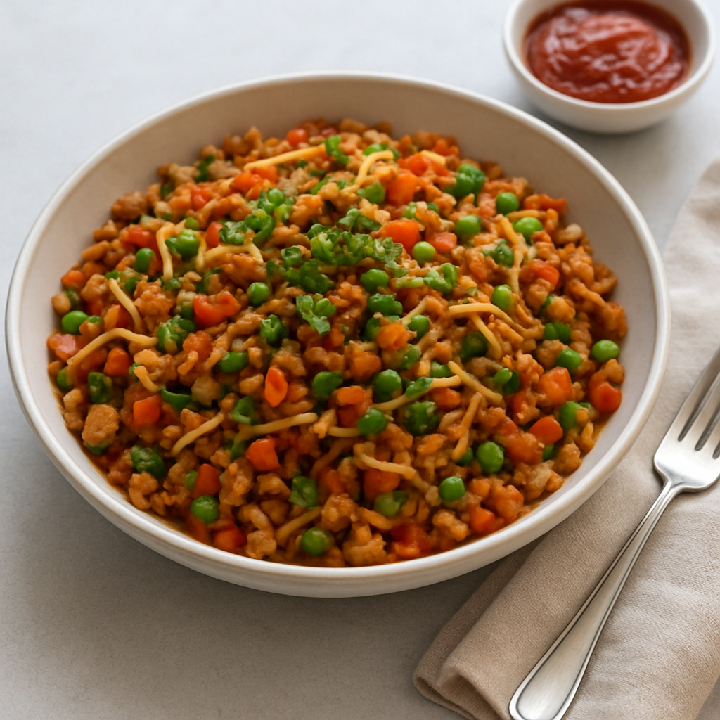 Easy Turkey and Soybean Stir-Fry