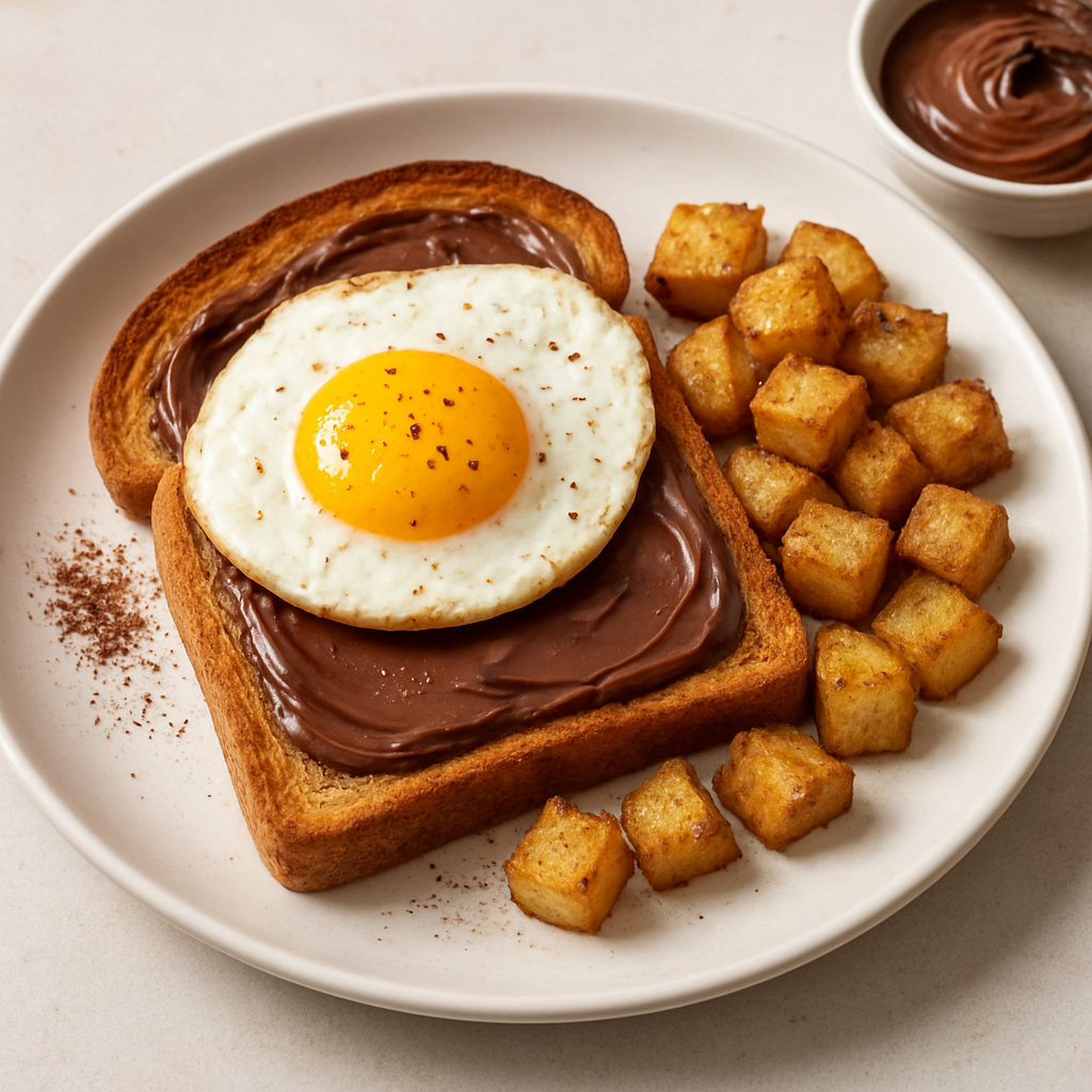 Sweet & Savory Fusion Breakfast Toast