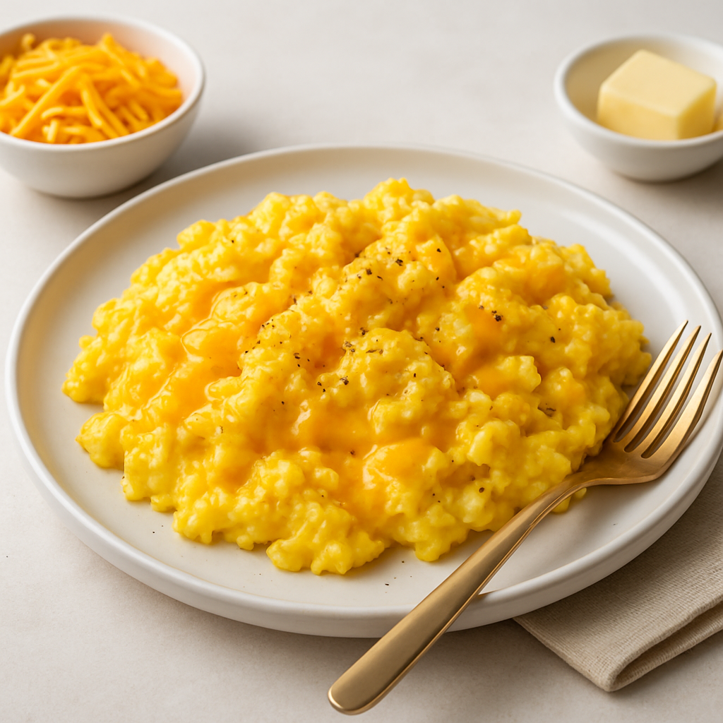 Classic American Cheese and Egg Scramble