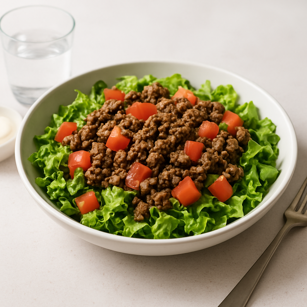 Simple Mediterranean Beef Salad
