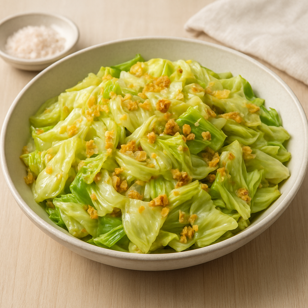 Vietnamese Garlic Cabbage Stir-Fry (Bắp Cải Xào Tỏi)