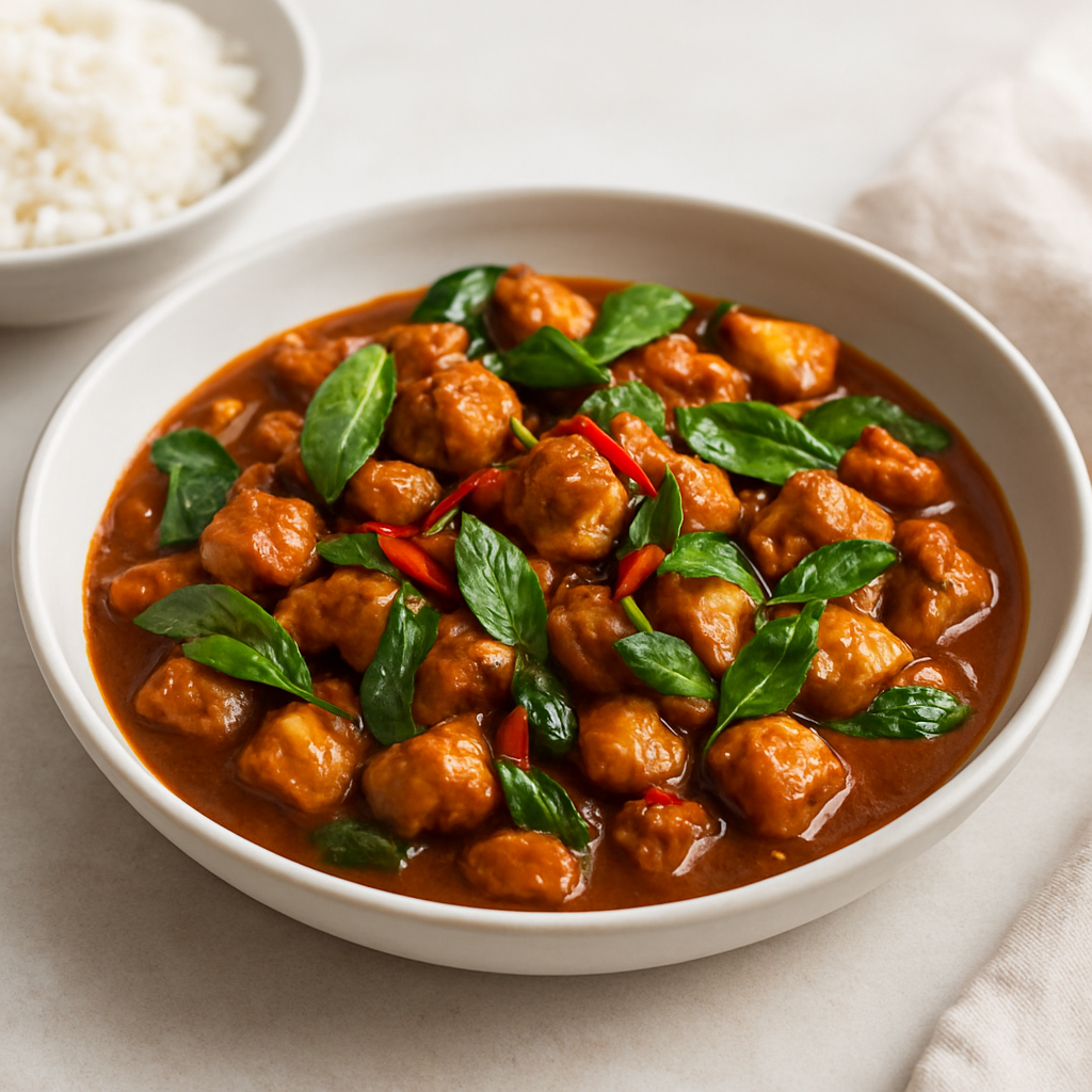 Thai Basil Chicken with Sauce