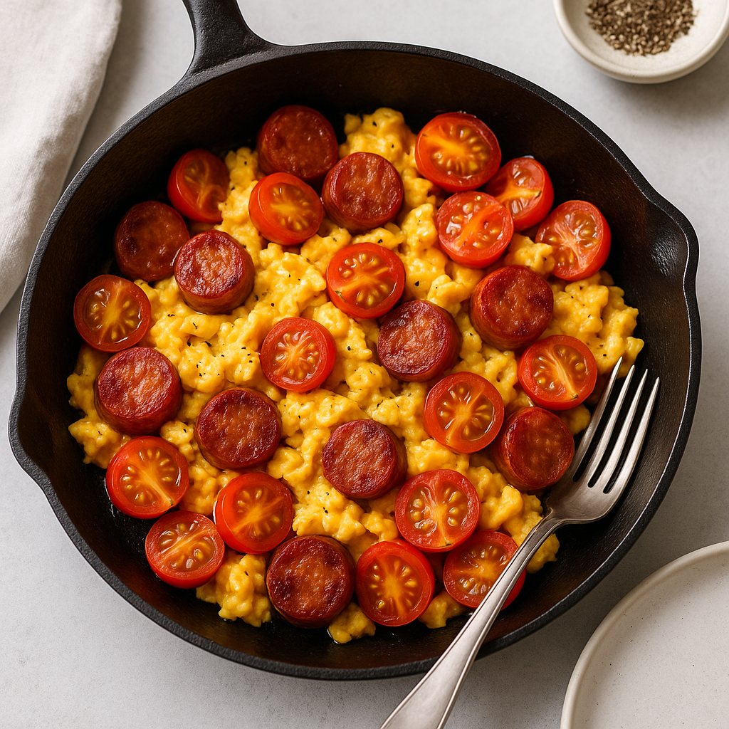 Spanish-Style Chorizo and Egg Skillet