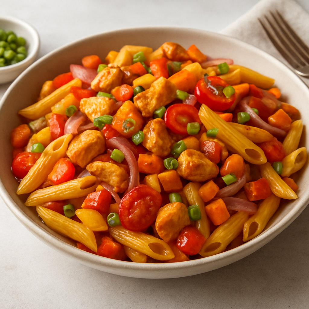 Pan-Asian Chicken & Vegetable Pasta