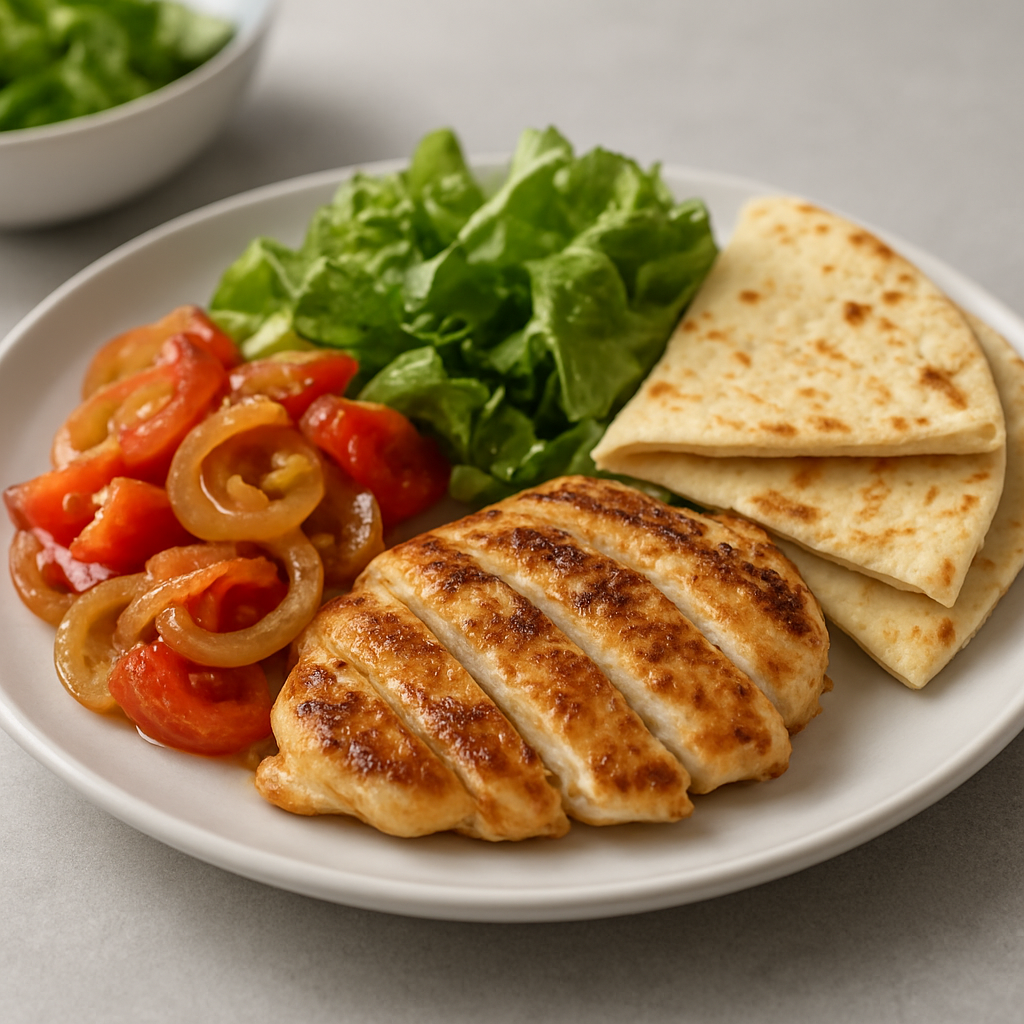 Easy pollo, cipolle, pomodori International