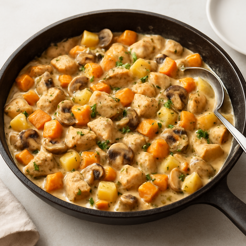Creamy Chicken and Potato Skillet