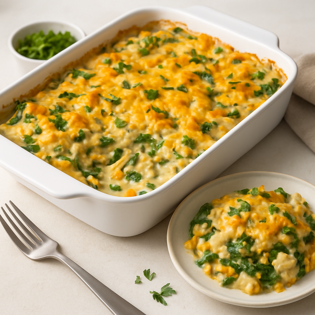 Creamy Italian Vegetable and Chicken Casserole