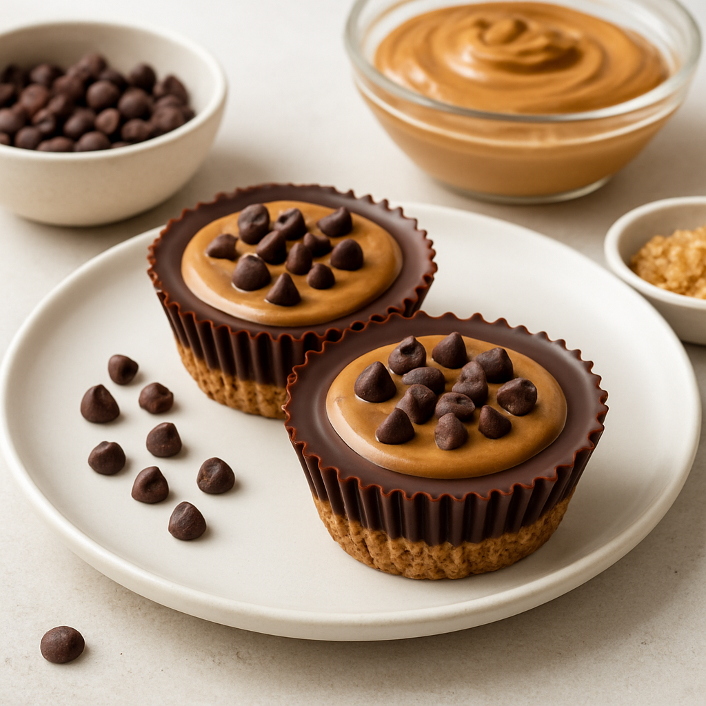 No-Bake Chocolate Chip Cookie Butter Cups