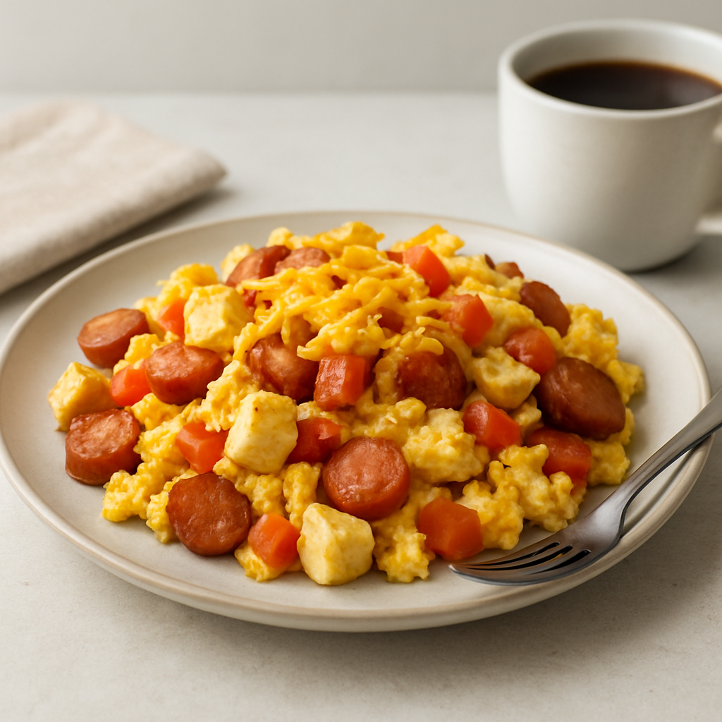 Simple American Breakfast Scramble