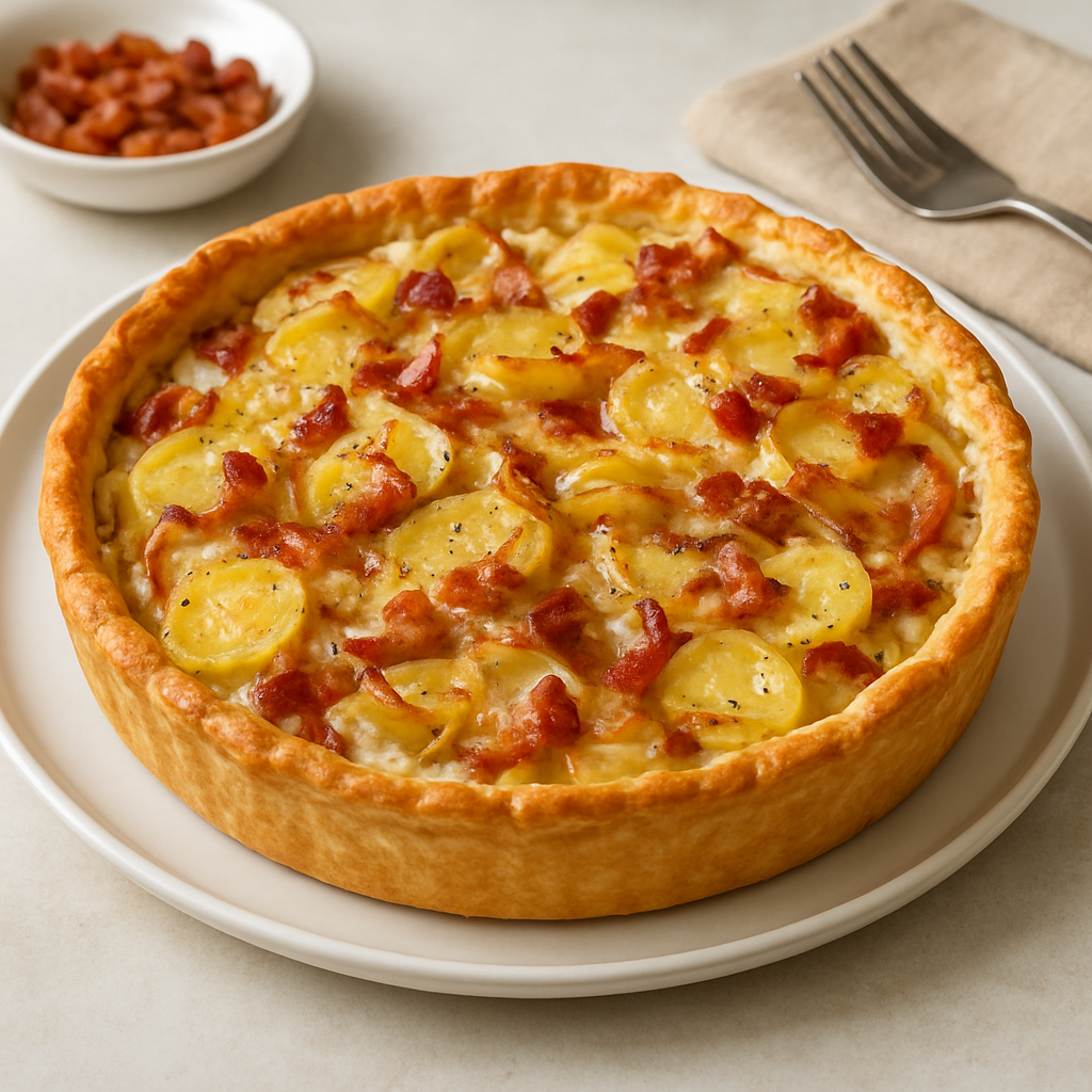 Creamy Bacon and Potato Pie