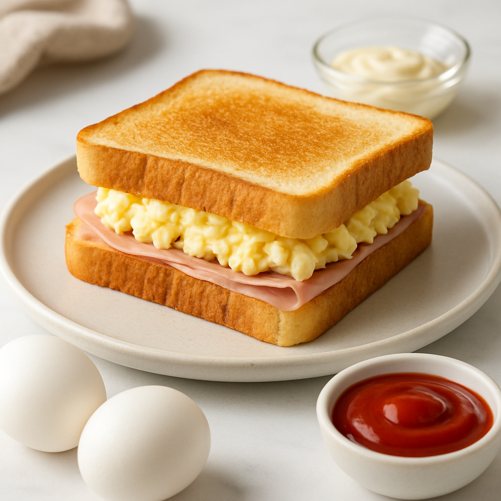 Easy Ham and Egg Sandwich