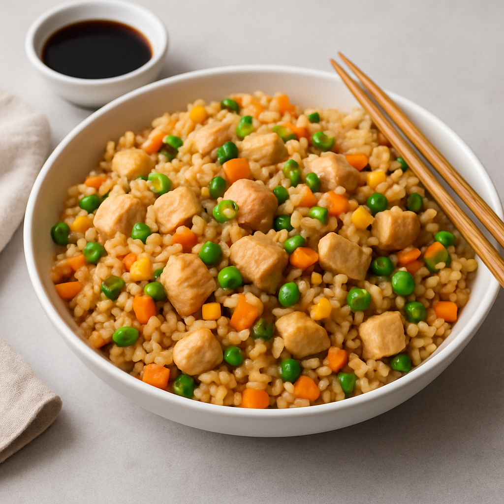 Simple Chinese Chicken Fried Rice