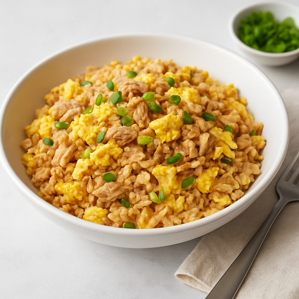 Tuna Fried Rice with Eggs