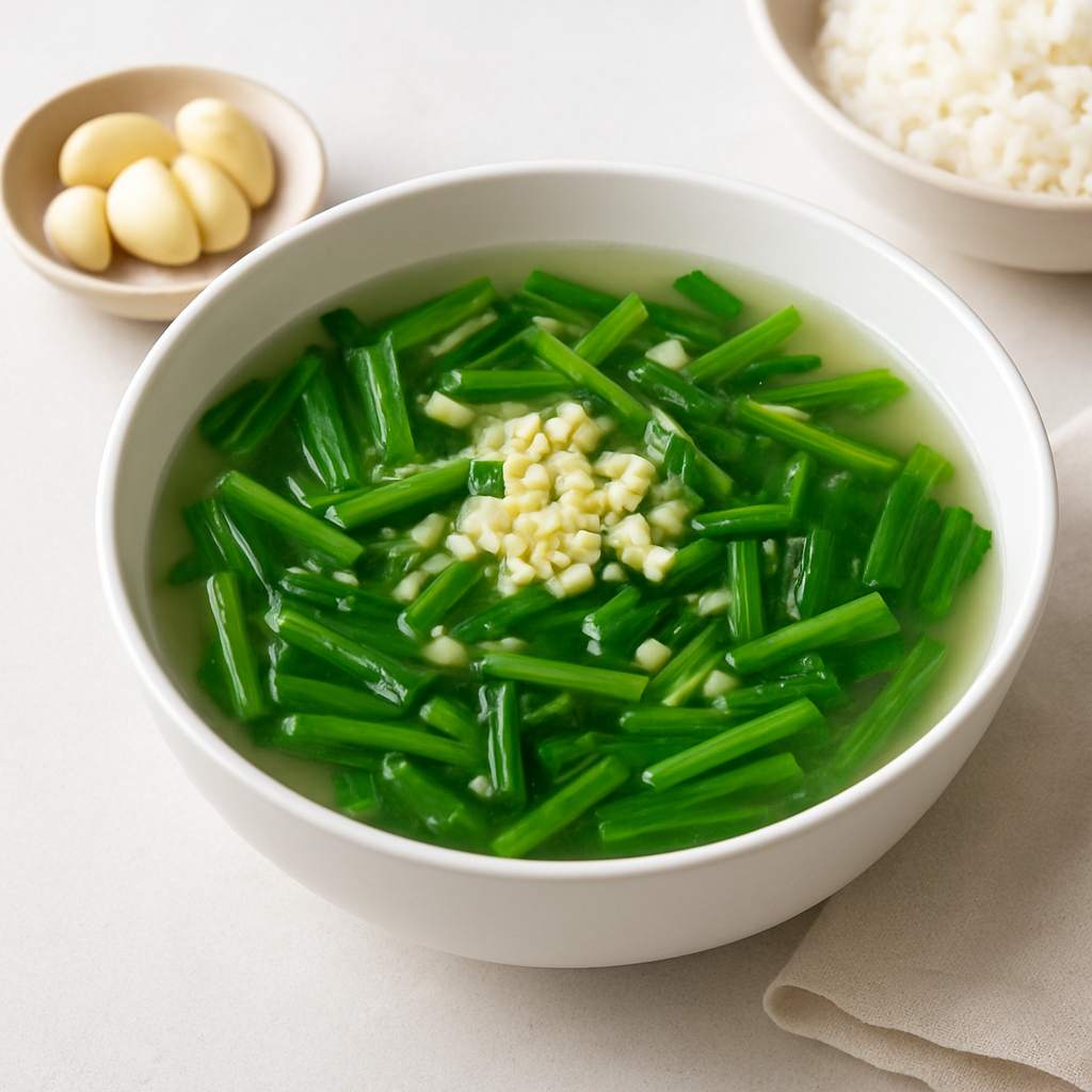 Vietnamese Garlic and Ngó Sen Soup (Canh Tỏi và Ngó Sen)