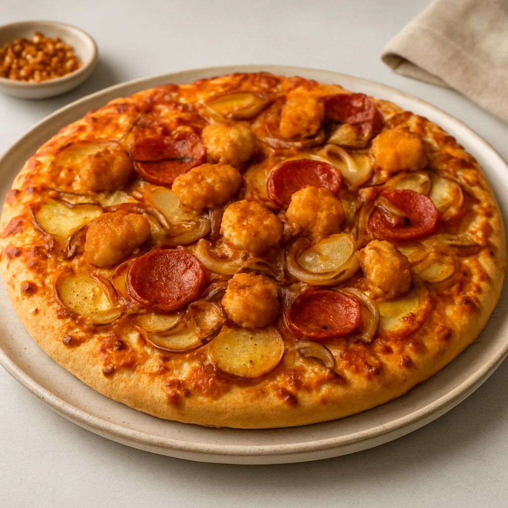 Crispy Cheese & Potato Fusion Bread