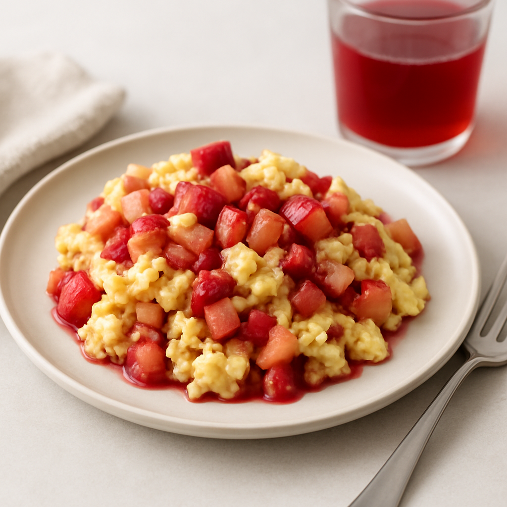 Cranberry Apple Scrambled Eggs