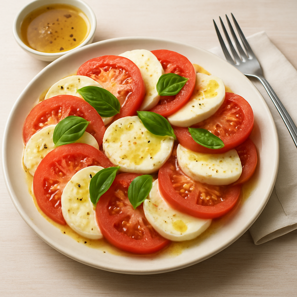 Salade Caprese à la Française