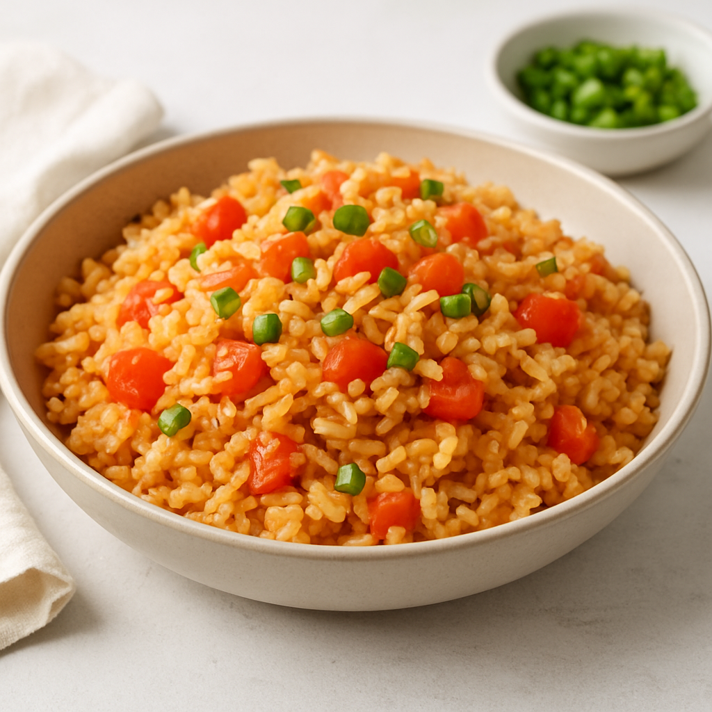 Tomato Onion Fried Rice
