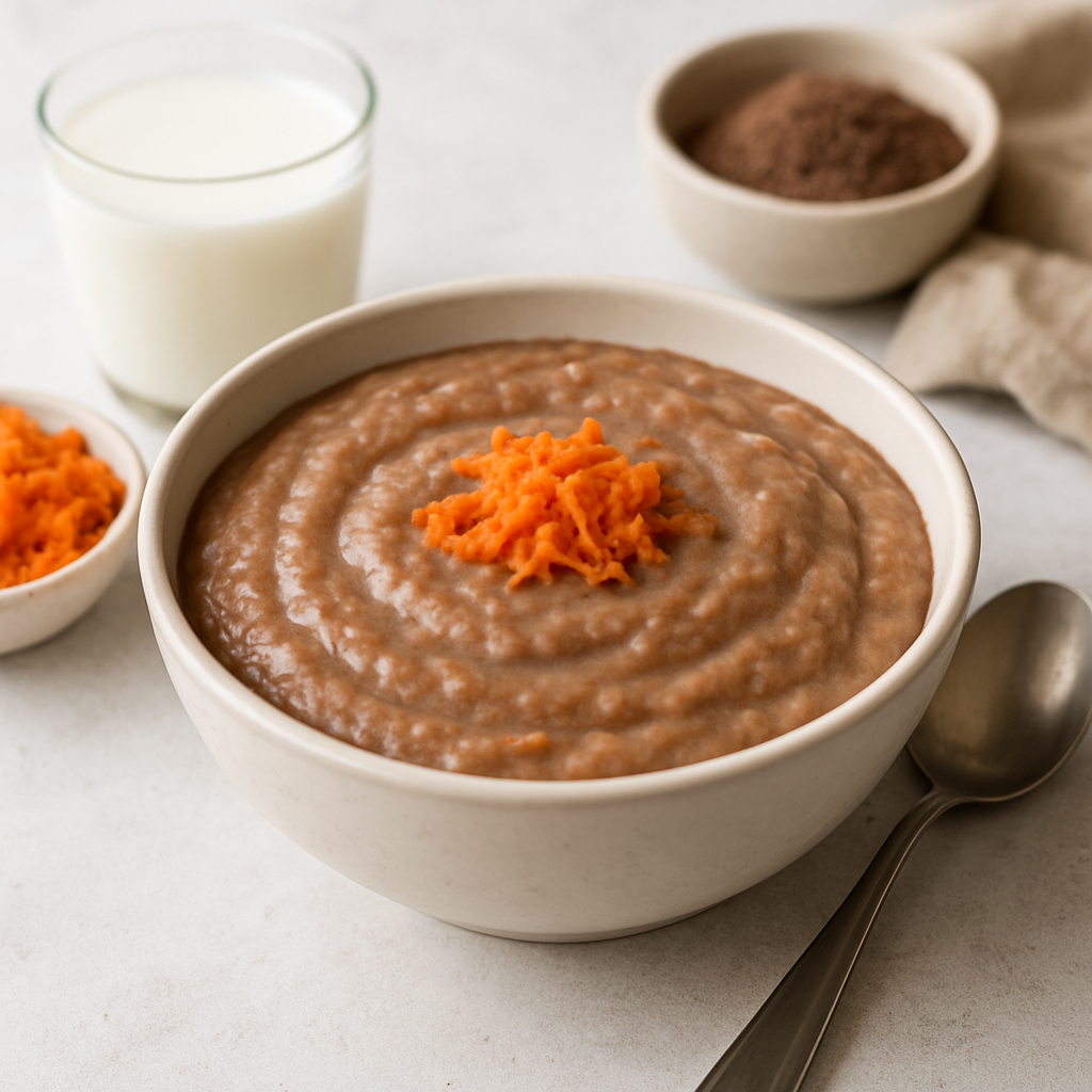 Ragi and Carrot Porridge