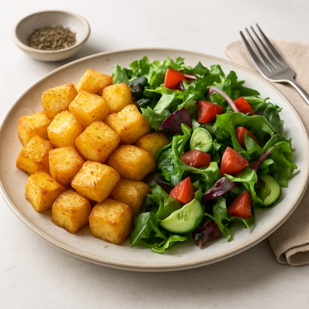 Crispy Potato and Salad Medley