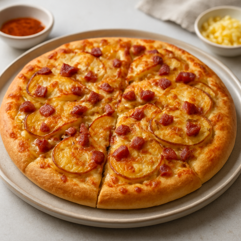 Crispy Cheese & Potato Fusion Bread