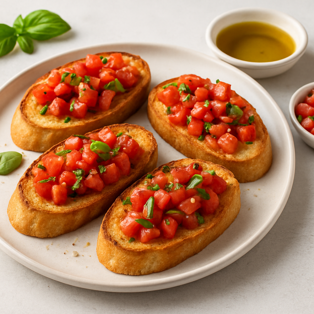Classic Italian Tomato Bruschetta