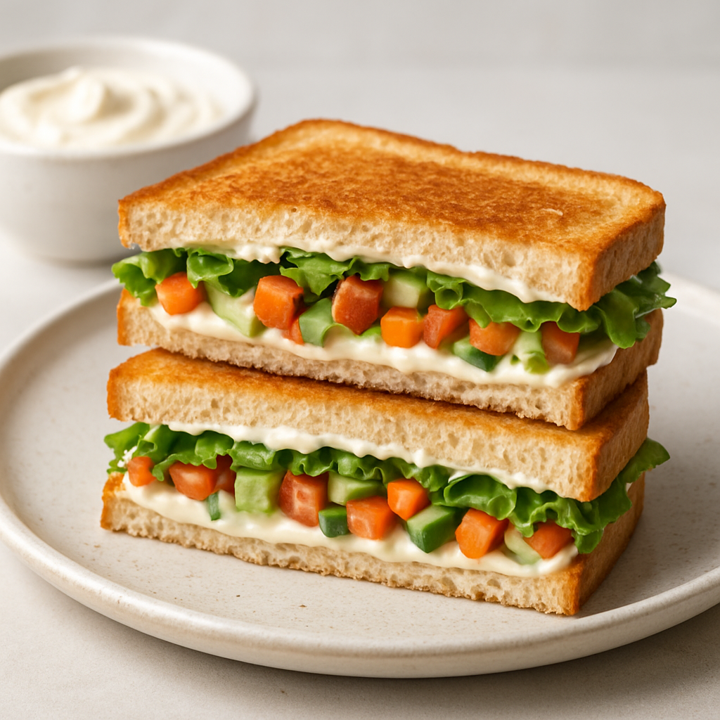 Creamy Fusion Garden Sandwich