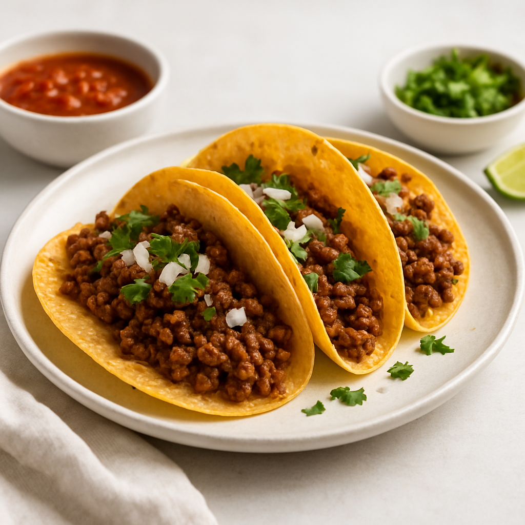 Simple Ground Beef Tacos