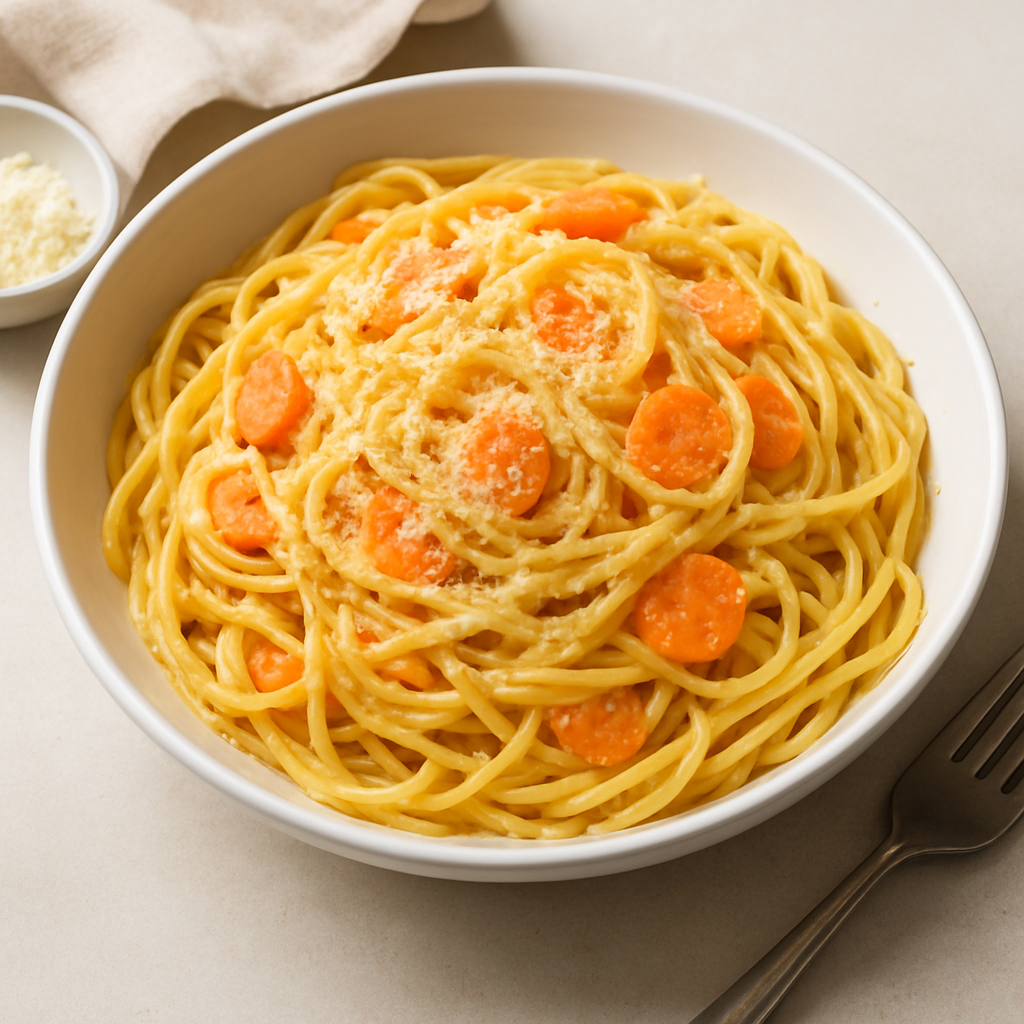 Simple Italian Pasta with Eggs and Cheese