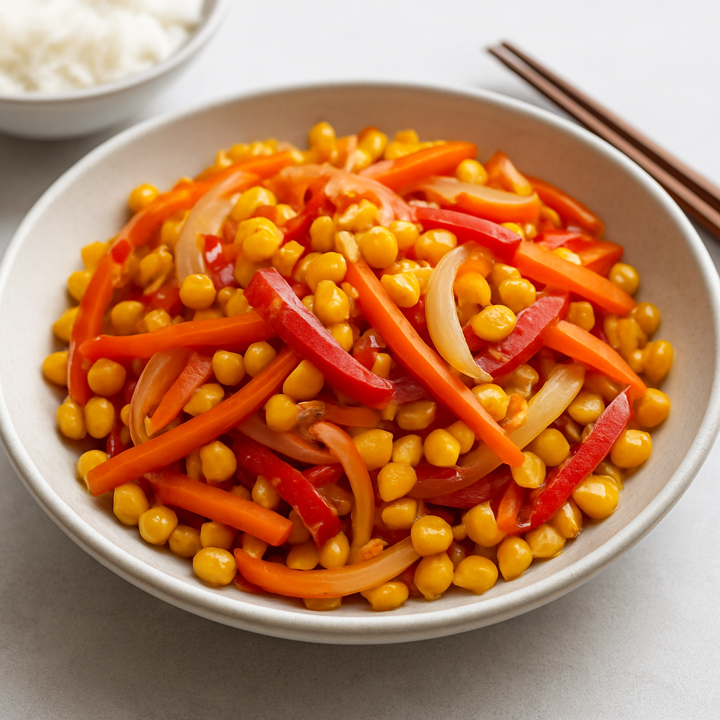 Vietnamese Corn and Vegetable Stir-Fry (Xào Ngô)