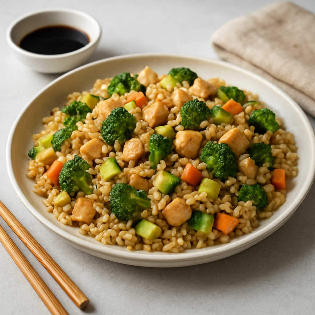 Simple Chinese Chicken Fried Rice