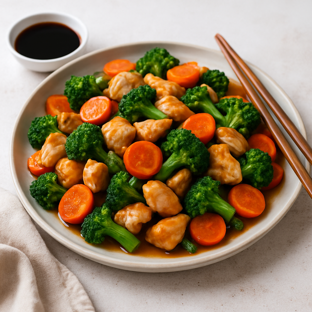 Simple Chinese Chicken Stir-Fry with Vegetables